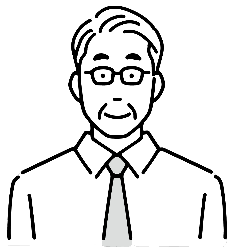 高齢の男性のイラスト